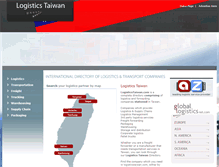 Tablet Screenshot of logisticstaiwan.com
